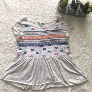 4 for $25 || American Eagle | Peplum Top